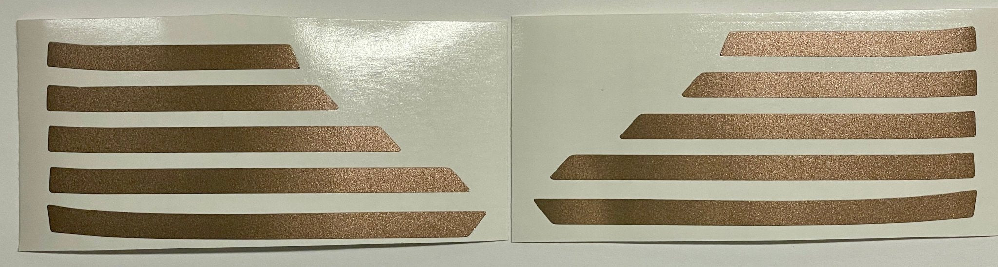 Premium Cast Vinyl Decals for 2024 Tacoma Grill Ribs x2