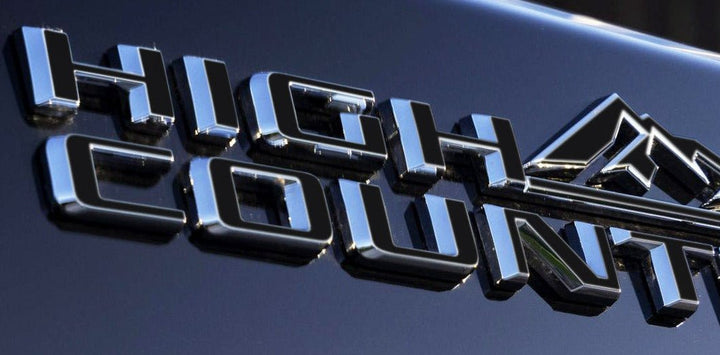 Premium Cast Vinyl Decal Letters for 2021-2026 Tahoe High Country Fender Emblems