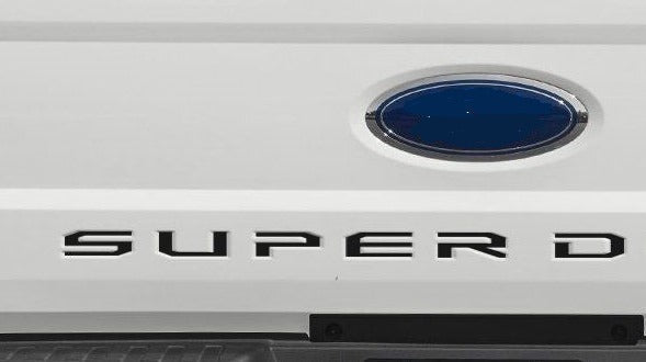 Premium Cast Vinyl Decal Letter Inserts for 2017-2026 SUPER DUTY Tailgate