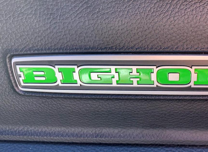 Premium Cast Vinyl Decal Letter Inserts for 2019-2026 RAM 1500 BIGHORN Dashboard