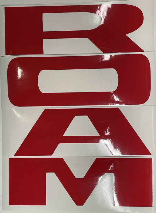 Premium Cast Vinyl Decal Letter Inserts for 2019-2024 RAM 1500 Rebel Tailgate
