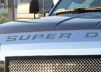 Premium Cast Vinyl Decal Letter Inserts for 2008-2016 SUPER DUTY Grille