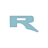 R Inlay for Tailgate Emblem - 2022+ Bronco Raptor