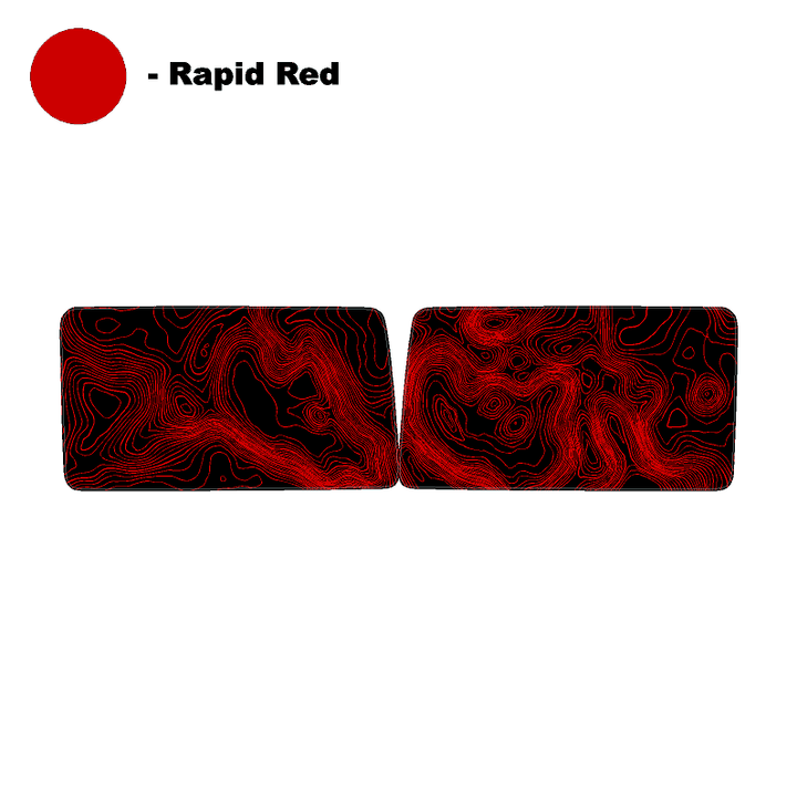 Topographic Map Premium Print Vinyl Rolls (3&
