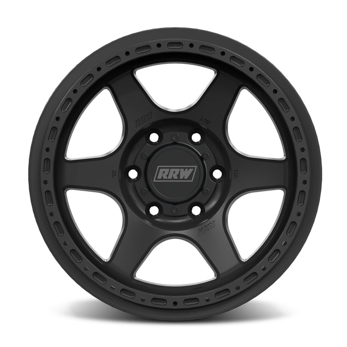 RR2-H FLOW FORM 17x8.5 Hybrid Beadlock | MATTE BLACK