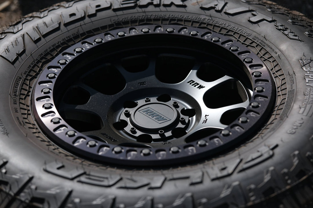 RR5-H FLOW FORMED 17x8.5 Hybrid Beadlock | BRUSHED ALUMINUM