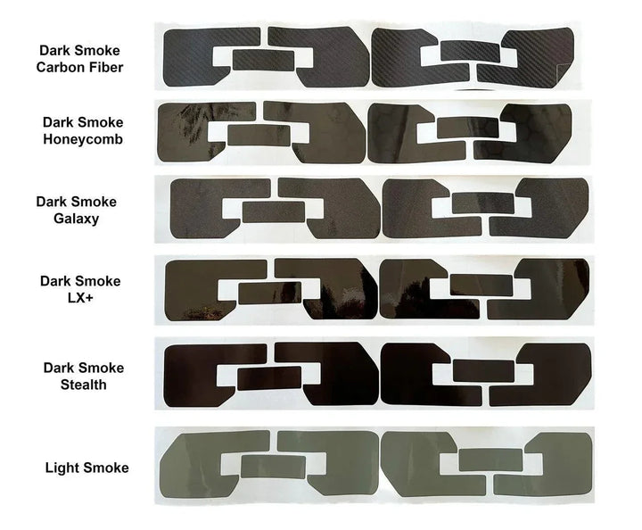 Smoked Sidemarker Overlays (Front Only) - 2021+ Bronco (ALL)