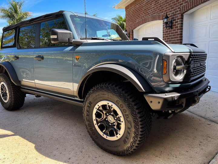 Smoked Sidemarker Overlays (Front Only) - 2021+ Bronco (ALL)