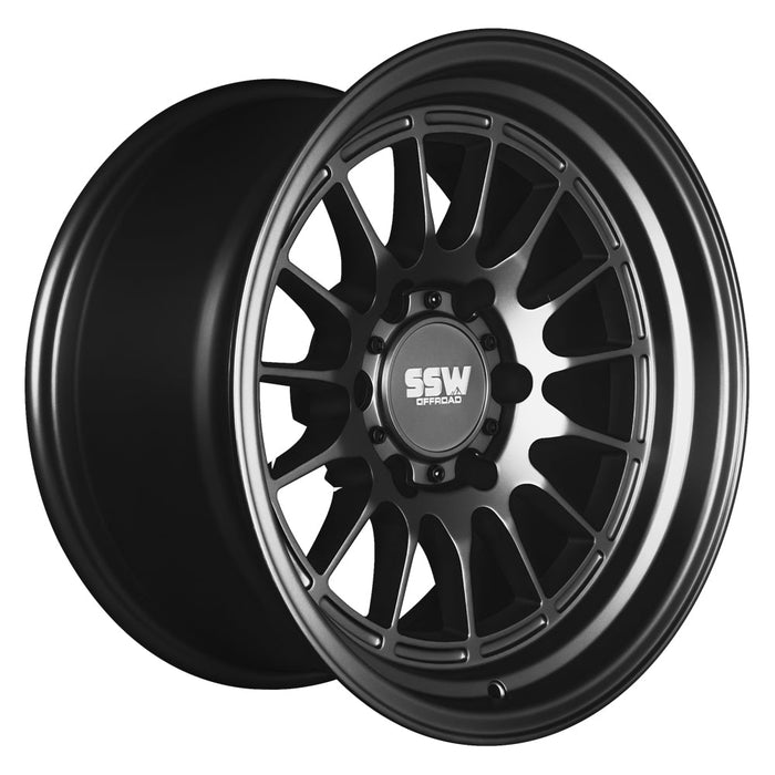 DAKAR / MATTE BLACK / 17X9.0 -25