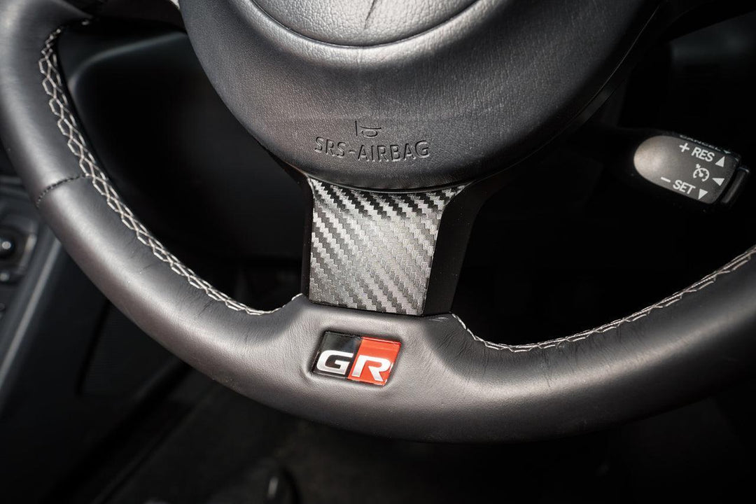 Steering Wheel Controls + Lower Spoke 3D Carbon Overlays - 2022+ BRZ / GR86