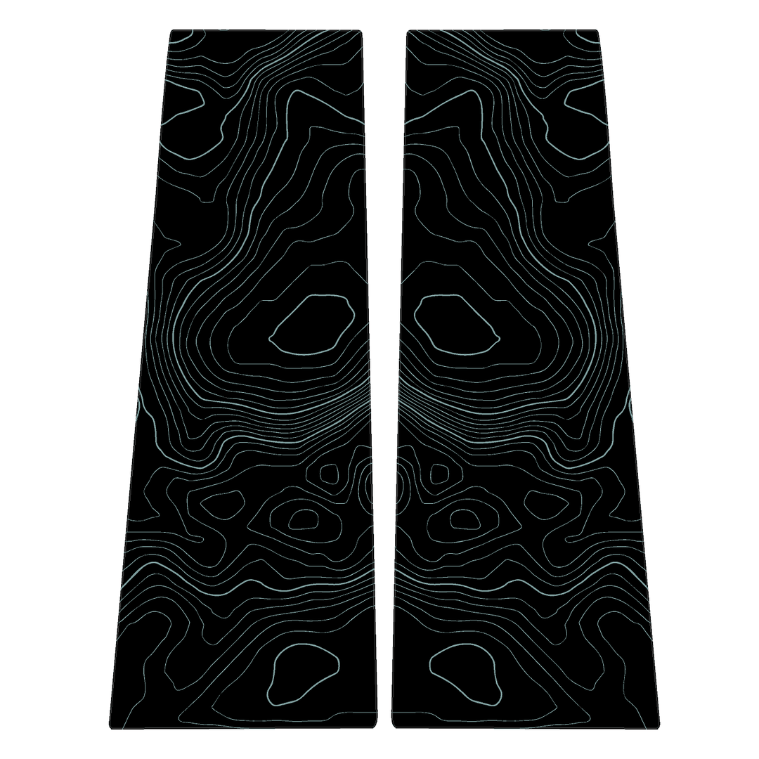 Topographic B Pillar Overlays - 2024+ Ranger