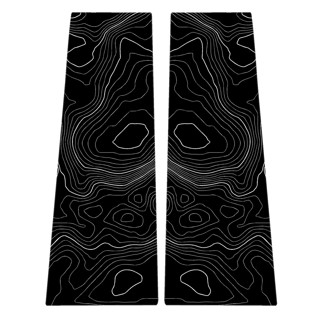 Topographic B Pillar Overlays - 2024+ Ranger