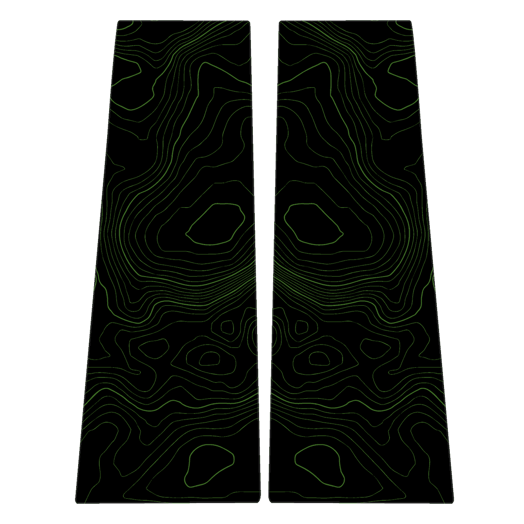 Topographic B Pillar Overlays - 2024+ Ranger