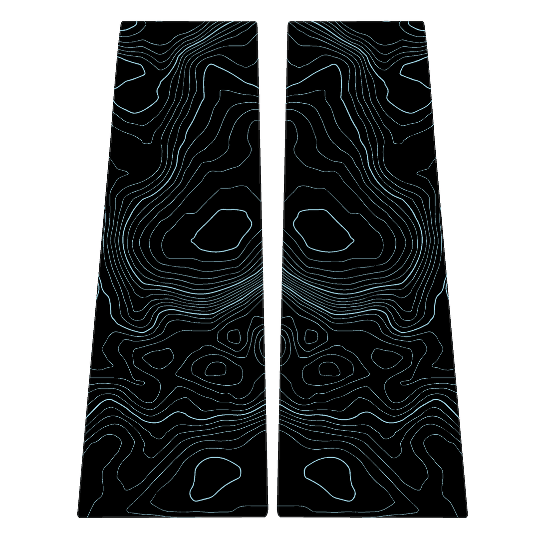 Topographic B Pillar Overlays - 2024+ Ranger