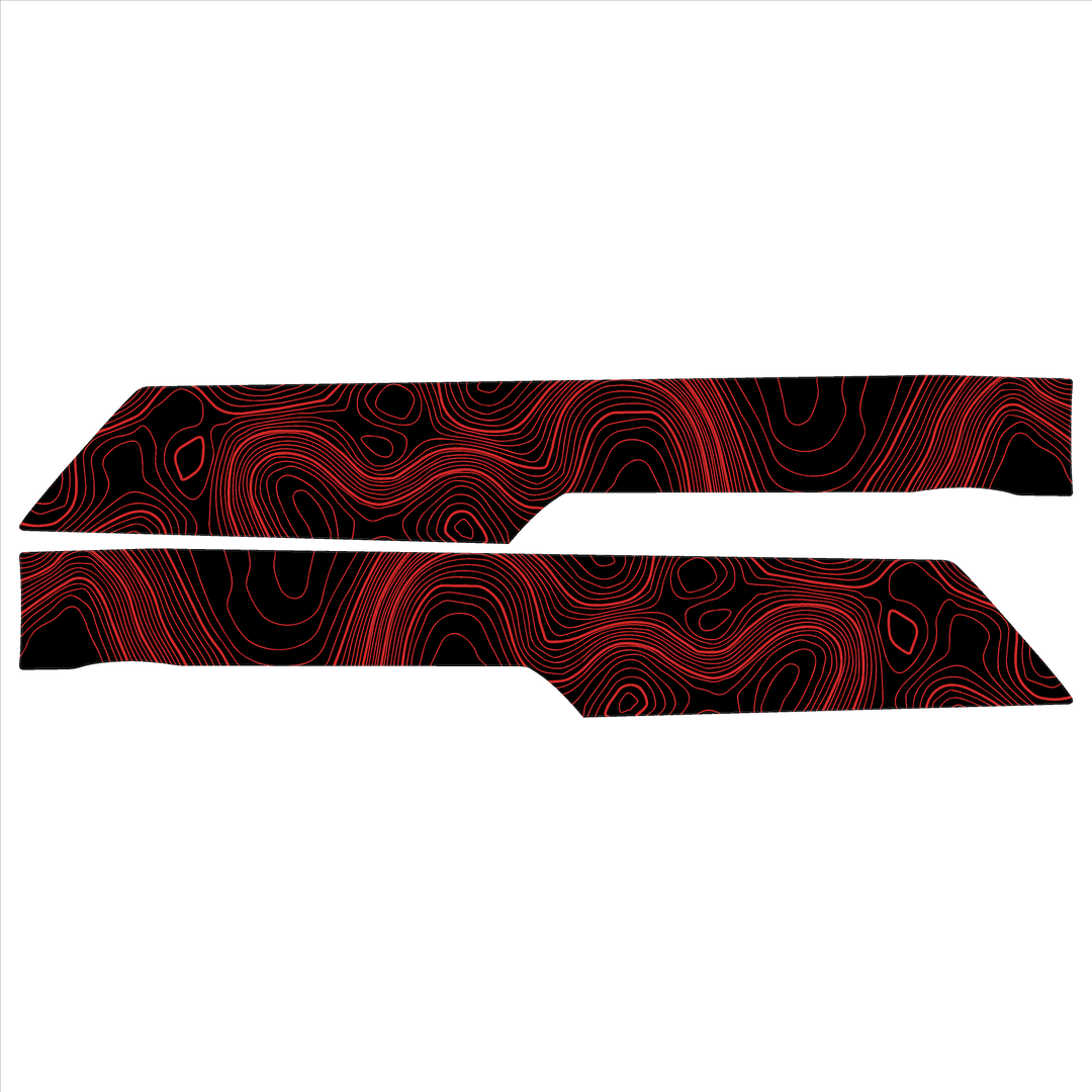 Topo Understeering Panel Overlay (Printed Series) - 2021-2022 Bronco (Type A)