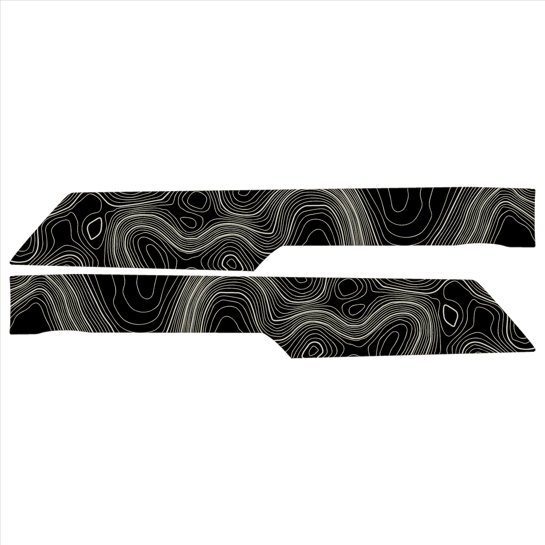 Topo Understeering Panel Overlay (Printed Series) - 2023+ Bronco (Type B)