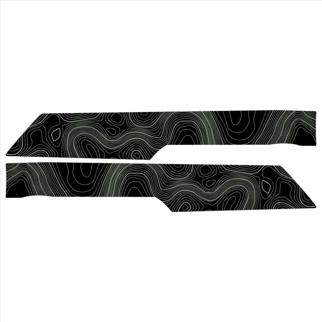 Topo Understeering Panel Overlay (Printed Series) - 2021-2022 Bronco (Type A)