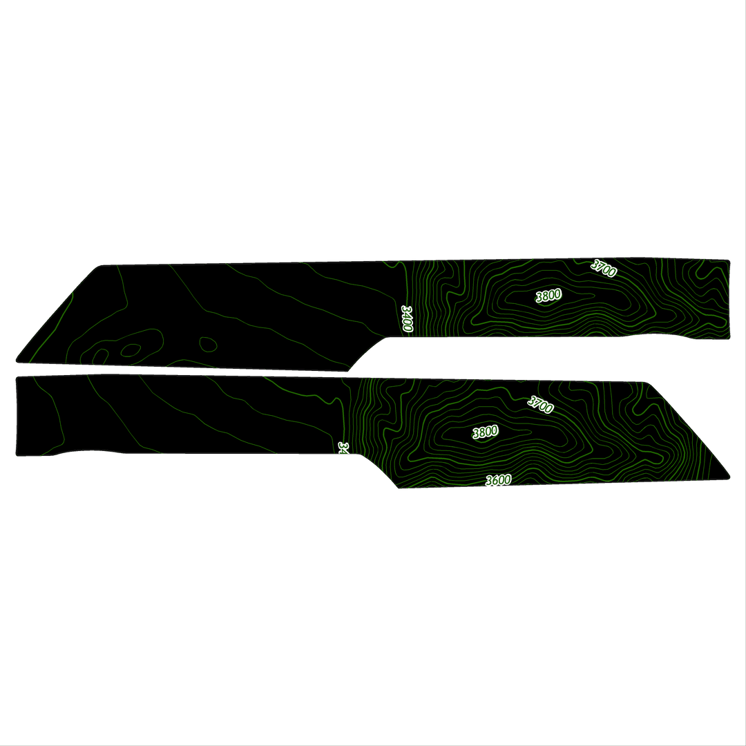 Topo Understeering Panel Overlay (Printed Series) - 2023+ Bronco (Type B)
