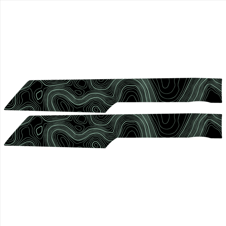 Topo Understeering Panel Overlay (Printed Series) - 2021-2022 Bronco (Type A)