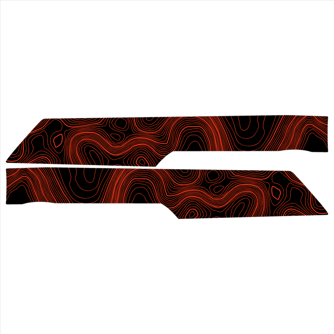 Topo Understeering Panel Overlay (Printed Series) - 2023+ Bronco (Type B)