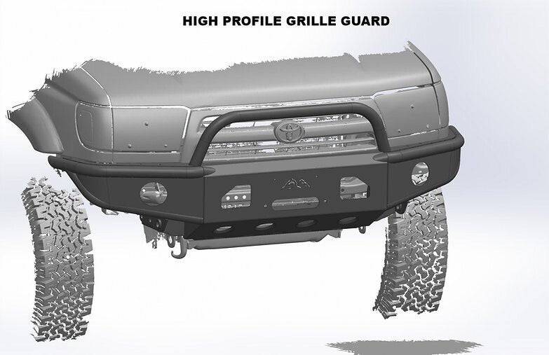 1996-2004 1st Gen Tacoma Open Wing Hybrid Front Bumper