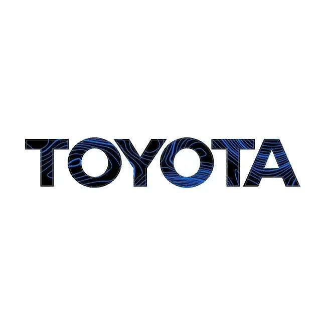 "TOYOTA" Topo Front Grille Emblem Kit - 2024+ Land Cruiser  / 07-14 FJ Cruiser
