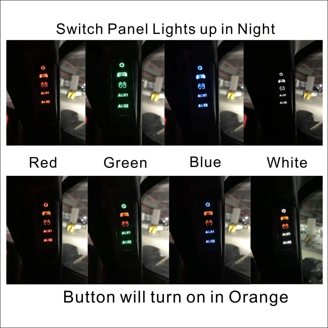 Voswitch JL400 Grab Handle Switch Panel for Jeep JL Wrangler 2018-2023 &amp; Gladiator 2020-2023 (DOES NOT work with 2024-2025 JL/JT)