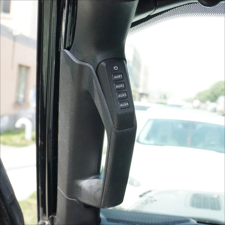 Voswitch JL400 Grab Handle Switch Panel for Jeep JL Wrangler 2018-2023 &amp; Gladiator 2020-2023 (DOES NOT work with 2024-2025 JL/JT)