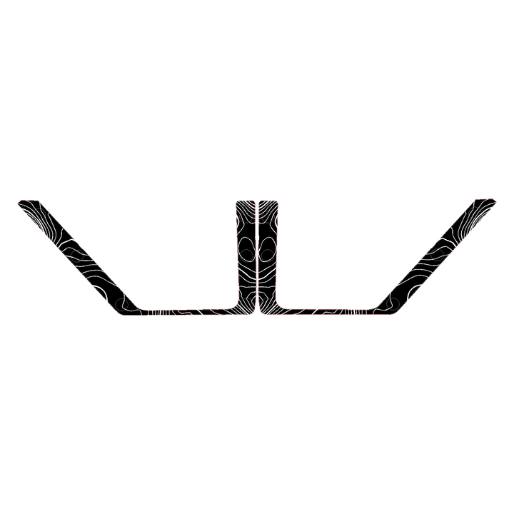 Topo Front Door Net Trim Overlay Kit (Printed Series) - 2021+ Bronco