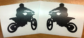 Premium Cast Matte Black Cast Vinyl Lifestyle Decals - TVD Vinyl Decals