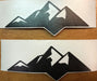 Premium Cast Matte Black Vinyl Mountain Decals for 2007-2020 Tundra - TVD Vinyl Decals