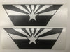 Premium Cast Matte Black Vinyl Flag Decals for Wrangler JL and Gladiator Fender Vents - TVD Vinyl Decals