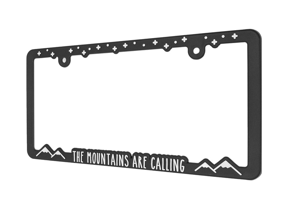 "Mountains are Calling" - License Plate Frame