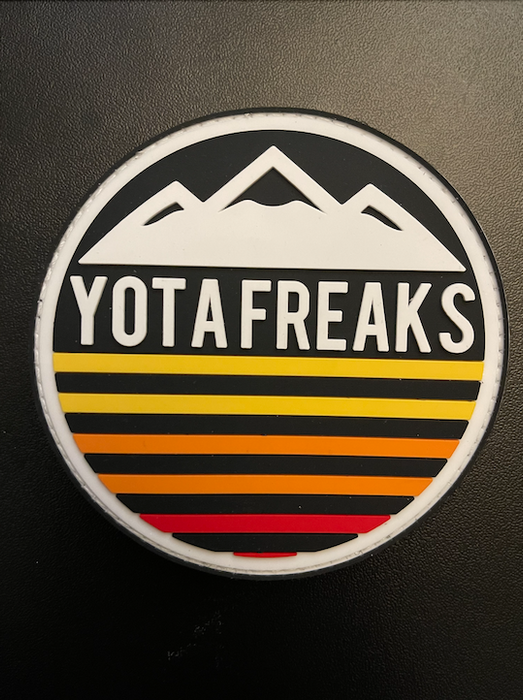 Retro Mtn PVC Circle Patch