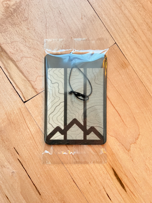 Retro Mountain Topographic Air Fresheners