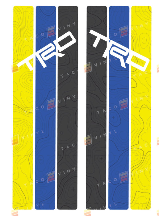 4Runner Rear Window Stripes-- WITH TOPO