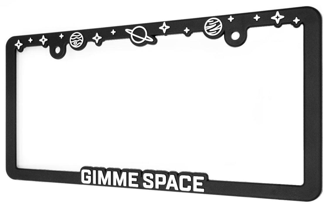 "Gimme Space" - License Plate Frame