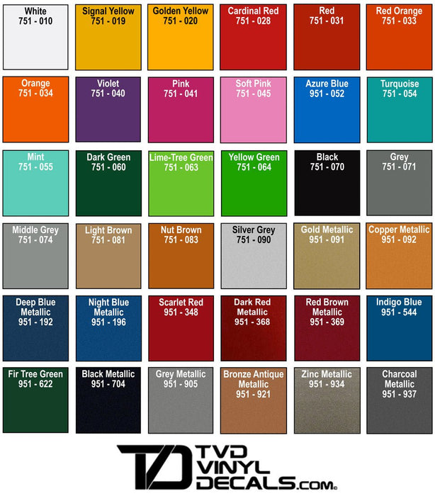 Premium Cast Vinyl Inlay Decals for 2013-2018 RAM 1500 Tailgate Logo Emblem