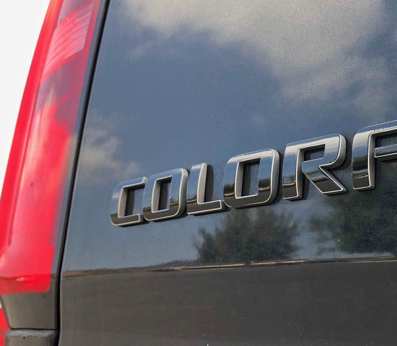 Premium Cast Vinyl Inlay Letter Decals for 2014-2024 Colorado Door and Tailgate Emblems