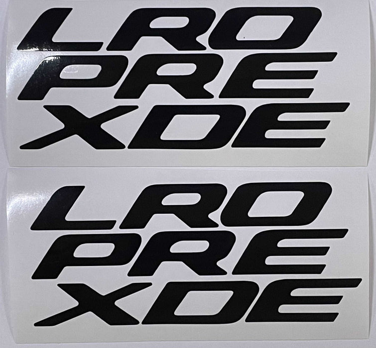 Premium Cast Vinyl Insert Letter Decals for 2020-2023 Explorer Doors x2