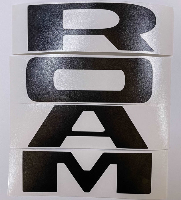 Premium Cast Vinyl Letter Decals for 2019-2023 RAM Grille