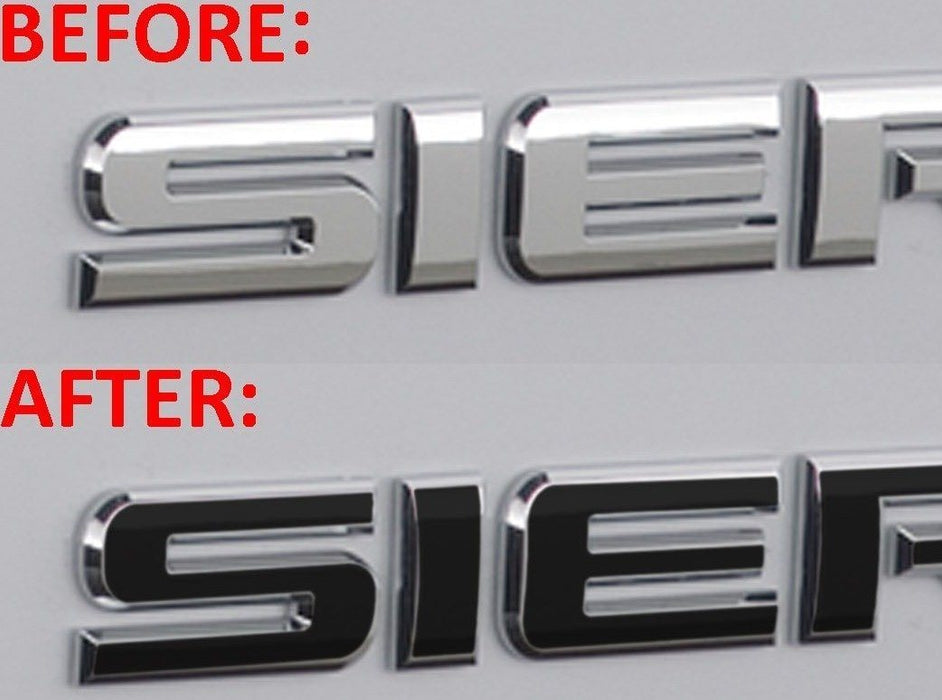 Premium Cast Vinyl Letter Decals for 2019-2023 SIERRA Doors and Tailgate