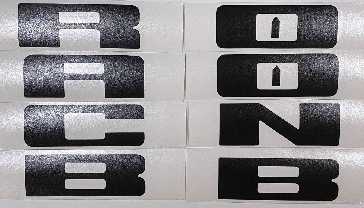 Premium Cast Vinyl Letter Decals for 2020-2023 Bronco/Bronco Sport Grille