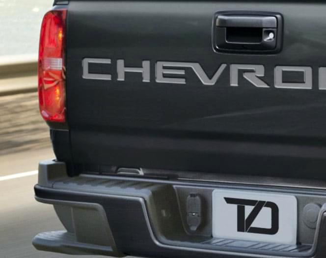 Premium Cast Vinyl Letter Decals for 2021-2024 Colorado Tailgate