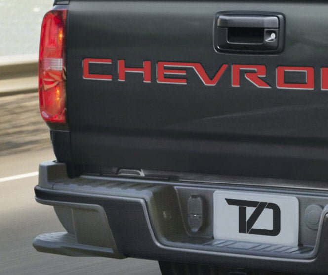 Premium Cast Vinyl Letter Decals for 2021-2024 Colorado Tailgate