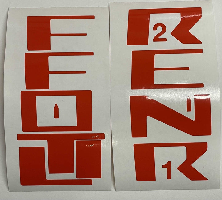 Premium Cast Vinyl Letter Decals for 2022-2023 Frontier Grille