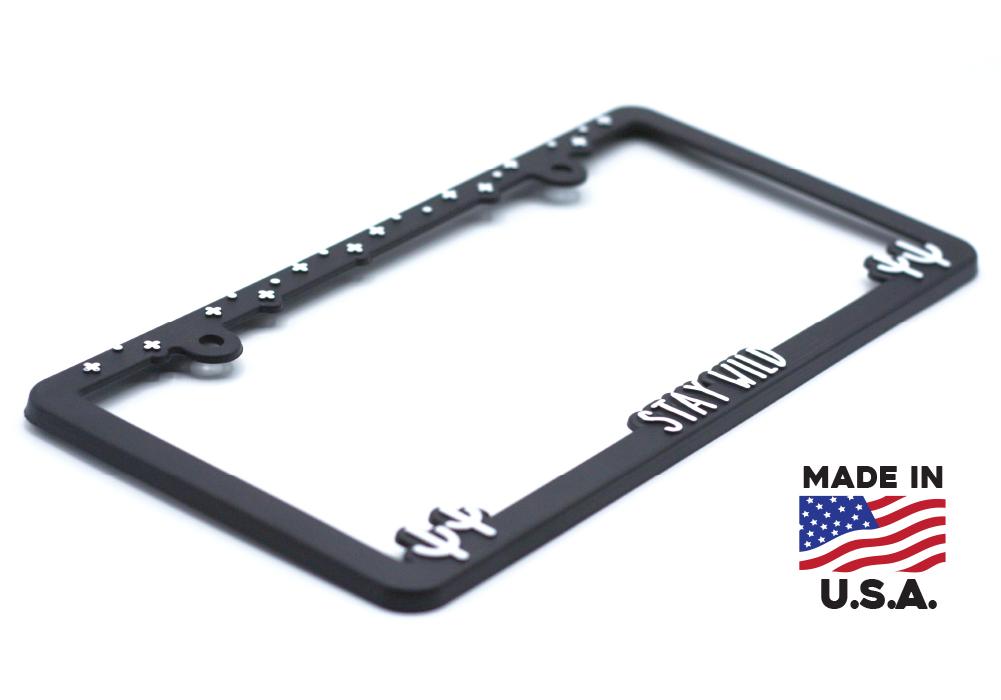 "Stay Wild" License Plate Frame