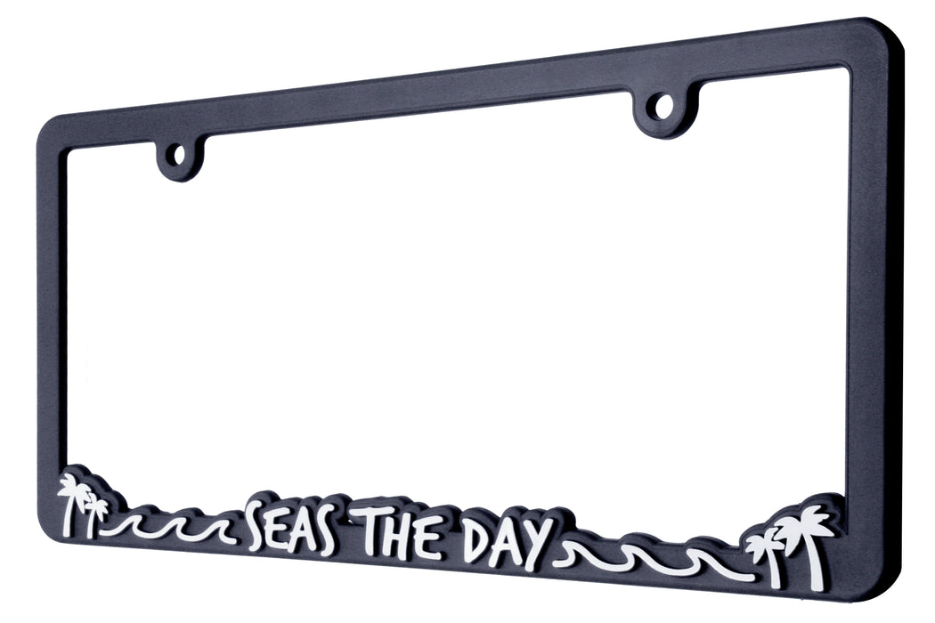 "Seas the Day" License Plate Frame