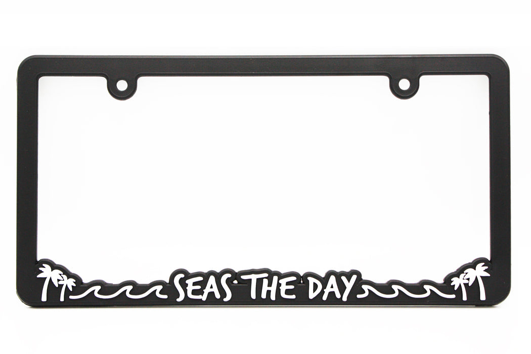 "Seas the Day" License Plate Frame