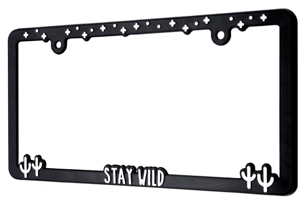 "Stay Wild" License Plate Frame